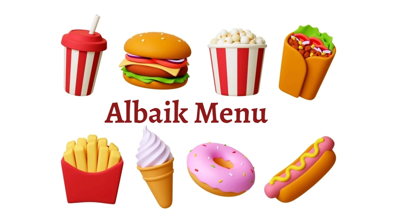 Albaik Menu